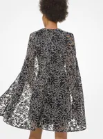 Corded Lace Cape Dress