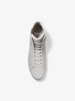 Keating Pebbled Leather High-Top Sneaker