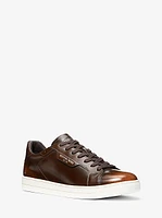 Keating Burnished Leather Sneaker