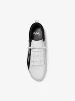 Keating Leather and Mesh Zip-Up Sneaker