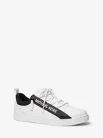 Keating Leather and Mesh Zip-Up Sneaker