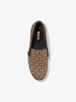 Keaton Logo Knit Slip-On Sneaker