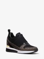 Maven Mixed-Media Slip-On Trainer