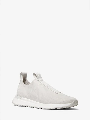 Bodie Logo Embossed Stretch Knit Slip-On Trainer