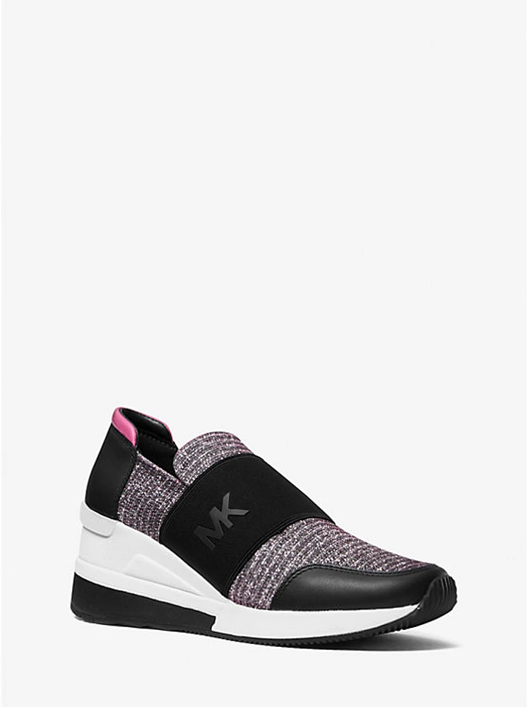 Felix Glitter Chain Mesh Trainer