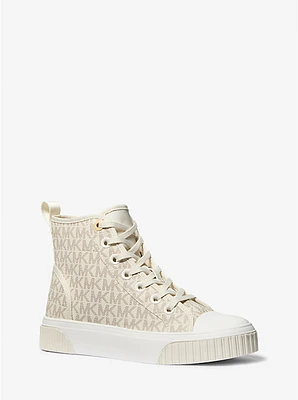 Gertie Signature Logo High-Top Sneaker