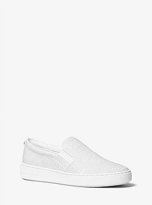 Keaton Glitter Chain Mesh Slip-On Sneaker