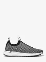 Bodie Embellished Stretch Knit Slip-On Trainer