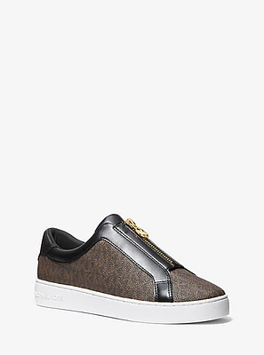 Keaton Signature Logo Zip-Up Sneaker