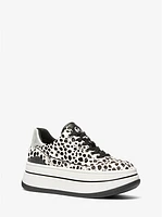 Hayes Cheetah Print Calf Hair Platform Sneaker