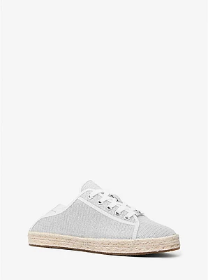 Libby Glitter Chain Mesh Collapsible-Heel Sneaker