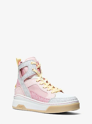 Matson Color-Block Logo High-Top Sneaker