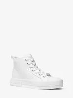 Evy Leather High-Top Sneaker