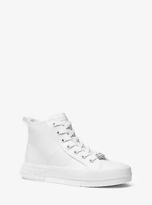 Evy Leather High-Top Sneaker