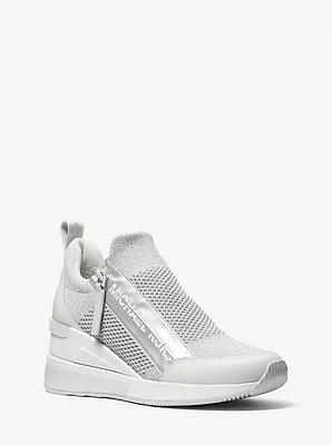 Willis Metallic Stretch Knit Trainer
