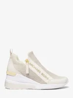 Willis Metallic Stretch Knit Trainer