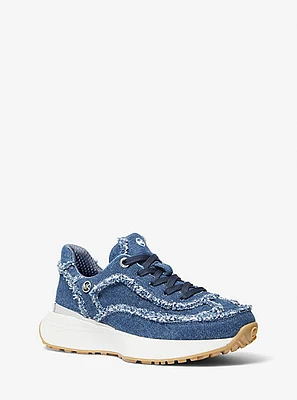 Ari Frayed Denim Trainer