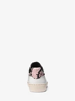 Scotty Snake Embossed Leather Sneaker