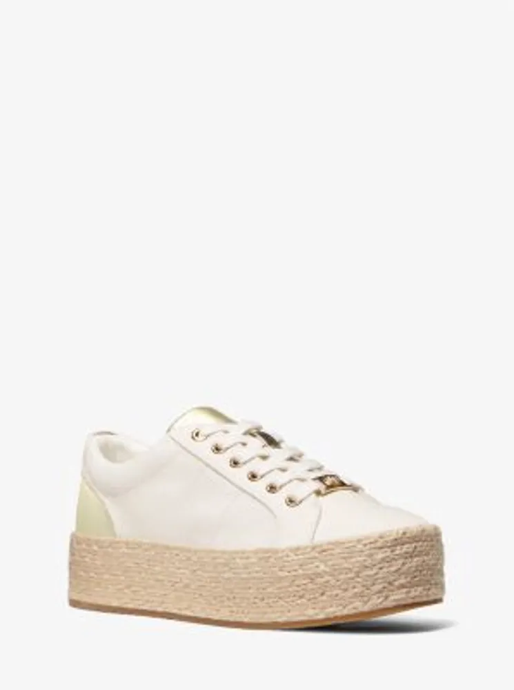 Libby Cotton Canvas Platform Sneaker