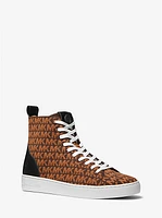 Edie Logo Knit High-Top Sneaker