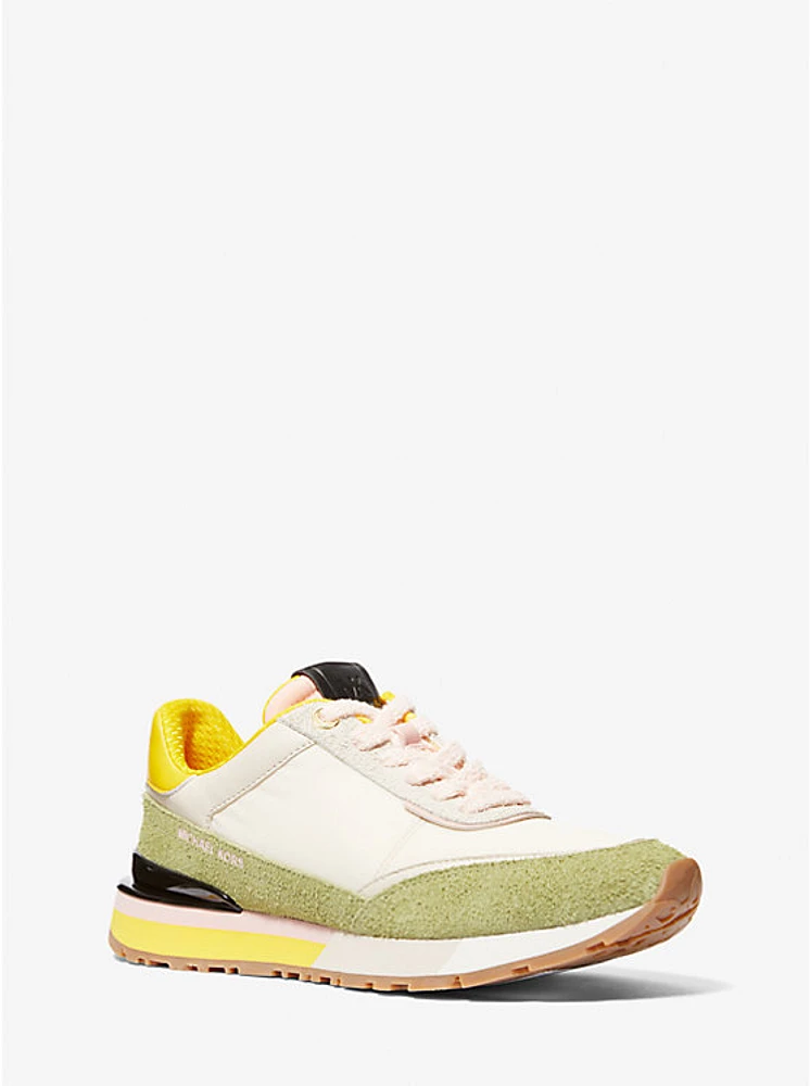 Nova Suede and Nylon Trainer