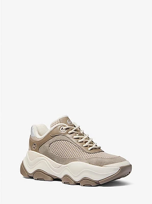 Atlas Mesh and Suede Trainer