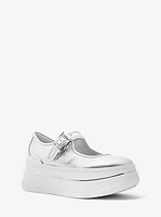 Hayes Metallic Leather Mary Jane Sneaker