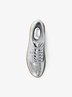 Scotty Embellished Metallic Leather Sneaker