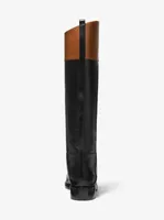 Braden Two-Tone Leather Riding Boot