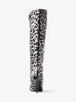 Tatjana Leopard Print Calf Hair Boots