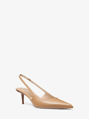 Emma Leather Slingback Pump
