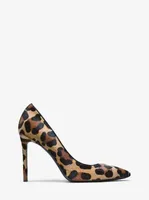 Gretel Leopard Calf Hair Pump