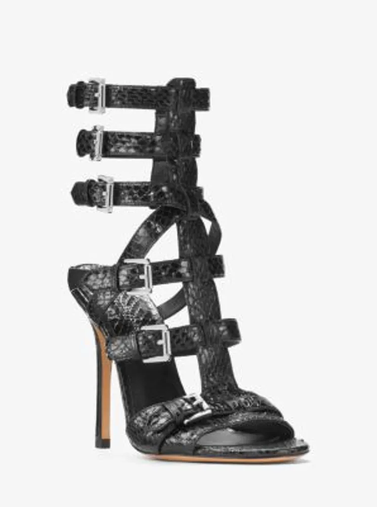 Ming Snakeskin Gladiator Sandal