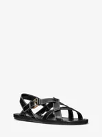 Perrine Leather Sandal