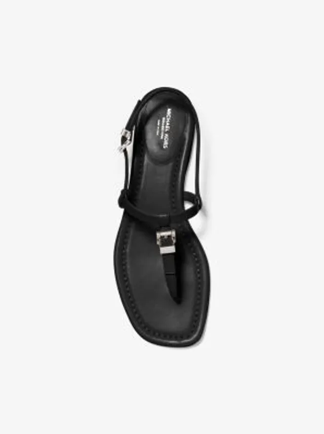 Chaco Classic Leather Flip Black Sandals