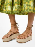 Mabal Leather Flatform Sandal