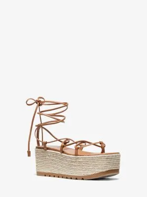 Mabal Leather Flatform Sandal