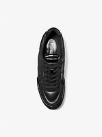 Andi Embellished Quilted Leather Trainer