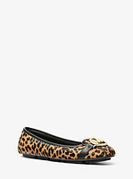 Fulton Leopard Print Calf Hair Moccasin