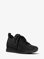 Jenkins Crystal Embellished Stretch Knit Trainer