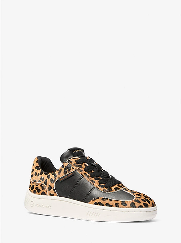 Kai Leopard Print Calf Hair Sneaker