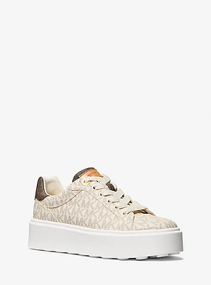 Romey Two-Tone Logo Platform Sneaker