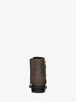 Britt Signature Logo Trim Ankle Boot