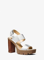 Holland Metallic Platform Sandal