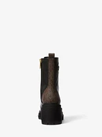Hanley Leather and Signature Logo Trim Boot