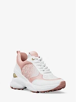 Zapatilla Katrina de materiales mixtos