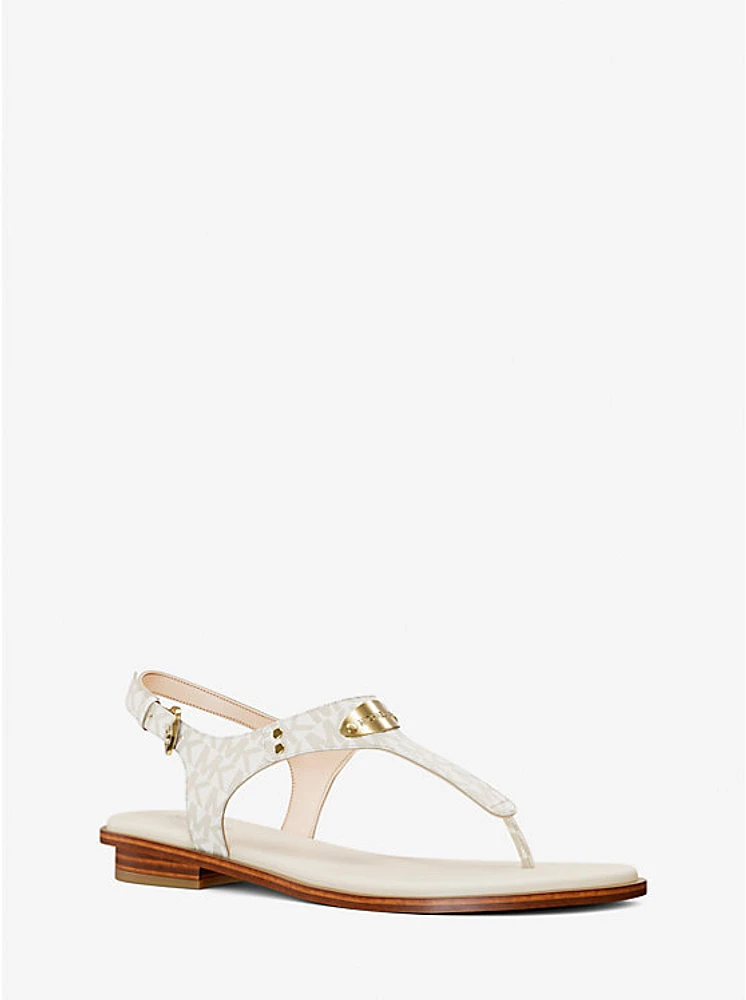 Signature Logo Plate Sandal