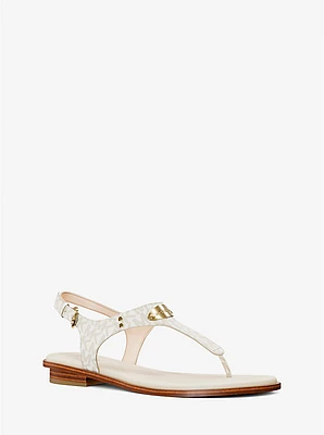 Signature Logo Plate Sandal