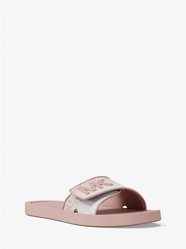 Palmer Ombré Signature Logo Slide Sandal