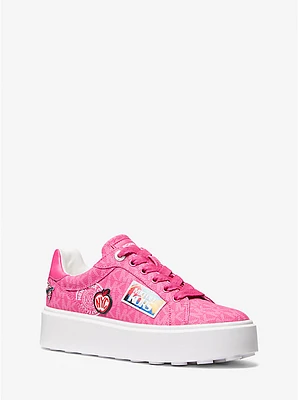 Romey Embellished Signature Logo Platform Sneaker